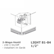 2 Wege Ventilbaugruppen 1/2", LIGHT 81-84C, intern, installiert